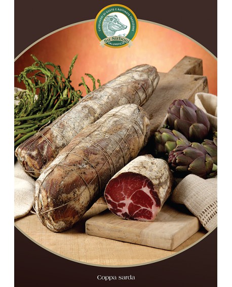 Coppa sarda intera 1,6 Kg - Salumificio Su Sirboni